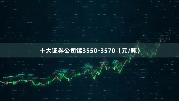 十大证券公司锰3550-3570（元/吨）